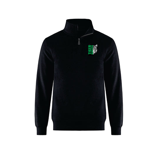 Adult Half Zip Sweatshirt (logo embroidered)